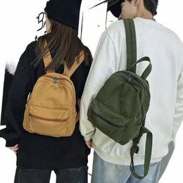 small Canvas Vintage Backpack 2022 New Simple Unisex Women Men Bags for Teenage Girls Young Solid Color Ladies Mini Rucksack y0f8#