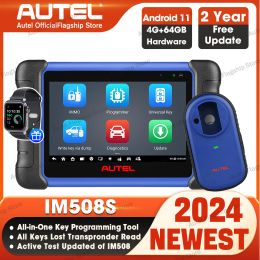 Autel MaxiIM IM508S Car Key Programming Tool OBD2 Scanner All-in-One IMMO Key Programmer, Active Test, 28+ Services PK IM508