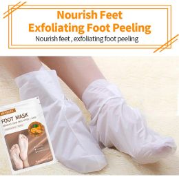 New 1 Pair/2PCS Exfoliating Foot Peeling Mask Pedicure Socks Scrub For Repair Dead Skin Remove Peel Off Care Korean Cosmetic