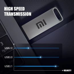 2023 Xiaomi Metal Original U Disc Waterproof High-Speed Pen Drive U Flash Drive USB 3.1 Portable SSD 1TB 2TB For Laptop Computer