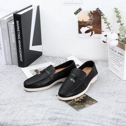 Dress Shoes Italy Designer Flat Loafers Women Sneakers Luxury 2024 Slip On Round Toe Casual Men's Brand Style