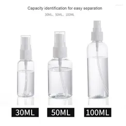 Storage Bottles 5PCS Refillable Clear Plastic Perfume Bottle Empty Alcohol Spray
