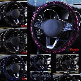 Steering Wheel Covers Ers Car Er Snowflake Pattern Showing Personality For Women 37-38Cm Kit Drop Delivery Automobiles Motorcycles Int Otqwq
