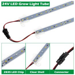 DC24V LED Grow Light Tube Full Spectrum 7W 36leds Phyto Lamp For Plants Hydroponic Sets Indoor Flowers Plants Growth Lighting