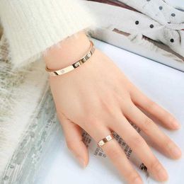 2024 Thin Nail Elastic Bracelet for Men and Womens High end light luxury full diamond bracelet made of titanium steel that does not fade Designers trendy sty