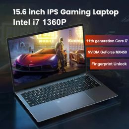 13th Gen i7 i5 15.6 Inch IPS Gaming Laptop i9 10880H i7 1260P NVIDIA MX550 2G NVMe Fingerprint Ultrabook Notebook Windows 11 10