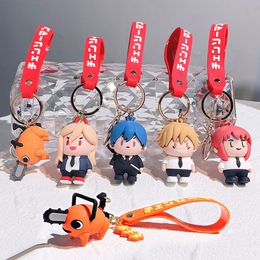 Fashion Cartoon Movie Character Keychain Rubber And Key Ring For Backpack Jewelry Keychain 083543