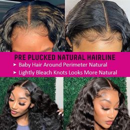 250% 13x6 Loose Deep Wave Lace Frontal Wig For Women 13x4 Hd Lace Curly Lace Front Human Hair Brazilian Wigs On Sale 30 34 Inch