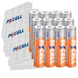 4/8/12PC PKCELL 900mWh AAA Battery 1.6V Ni-Zn AAA Rechargeable Batteries and AA/AAA Battery Box For Camera Toys Flashlight