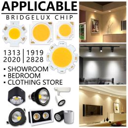 Bridgelux COB LED Chip 3W 5W 7W 10W 20W 30W 40W Light Emitting Diode LED Module Matrix 1313 2020 2828 1919 for Bulb Downlights