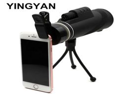 Mobile phone telescope 35X50 HD Alloptical green film binoculars telescopes hunting monocular telescope telescopio profissional1058344