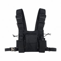 men Hip Hop Chest Rig Bag Tactical Streetwear For Women Functial Chest Bags Fi Adjustable Pocket Waistcoat Kanye G131 t1g0#