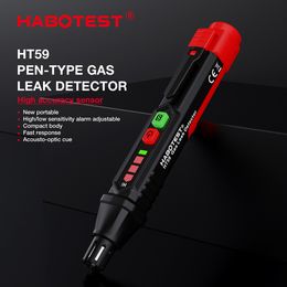 HT59 Combustible Gas Leak Detector Natural Gases Tester Audible & Visual Alarm Natural Methane Propane Tester Gas Analyzer Pen
