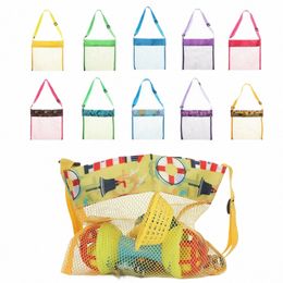 Colour Kids Swimming Tools Shell Packages Beach Bag Mesh Storage Children's Toys Organiser Tote Shoulder Bag Large Capacity E4RB#