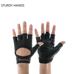 Disposable Gloves Ladies Weightlifting Gym Sports Half Finger Anti Skid Women Yoga Breathable Protective