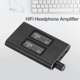 Amplifier 16150 ohm HiFi Headphone Earphone Amplifier 3.5mm Jack Aux Portable Adjustable Audio Amp for Mobile Phone Music Player