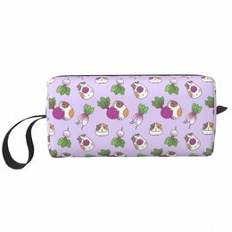 custom Guinea Pig Pattern Travel Cosmetic Bag Women Domestic Cavy Toiletry Makeup Organiser Lady Beauty Storage Dopp Kit d4BN#