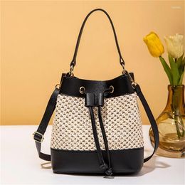 Shoulder Bags High Capacity Women Tote Ladies Casual Solid Colour Bag Foldable Reusable Shopping Beach