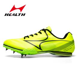 Health Breathable Men Track Field Sprint Spikes Professional Full-length Middle Distance Race Triple Jump High Jump Sneakers