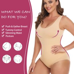 Kvinnor Bodysuit Shapewear Full Body Shaper Mage Control Slime Sheath Butt Lifter Tryck upp lår Slimmer buk Shapers Corset