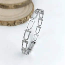 Bangle Stainless Steel Bangles For Women Men High Quality Metal Bracelet Designer Jewellery Bracelets Couple Gift Wholesale