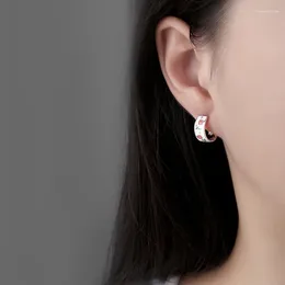 Hoop Earrings 2024 Tulip Flower Pendant For Women Korean Sweet Cute Hanging Girl Wedding Party Jewellery Gift