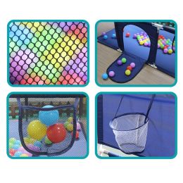 IMBABY Playpen for Children Indoor Baby Playpens With Basketball Frame Baby Activity Fence Large Ball Pool for Baby Playground