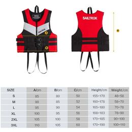 New Adults Life Jackets Water Sport Floating Vest Kayak Ski Buoyancy Aid Sailing Boating Water Entertainment Project Accessories