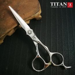 Titan hair scissors vg10 steel hand made sharp Cutting hairdressing shears barber 240315
