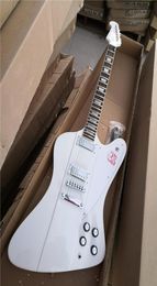 Factory in stock White Electric Guitar with Chrome HardwaresWhite Pickguardrosewood Fretboard2935706