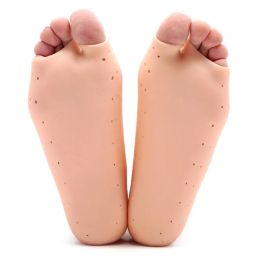 2 pezzi Socchi di gel idratante in silicone morbido per protezione per la cura della cura del piede alleviare le scarpe con tacchi a peeling a secco a peeling pedicure