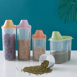 Storage Bottles 1.9L/2.5L Home Refrigerator Kitchen Cabinet Desktop Plastic Grain Container Transparent Food