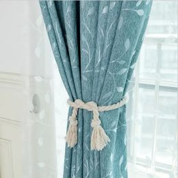 Curtains for Living Room Dining Bedroom Modern Screens Jacquard American Farmhouse European Blackout Curtain Tulle Sheers