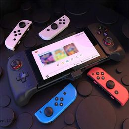 Game Controllers Joysticks For Nintendo Switch Gamepad Controller Handheld Grip Double Motor Vibration Built In 6 Axis Gyro Joy Pad For OLED 221031