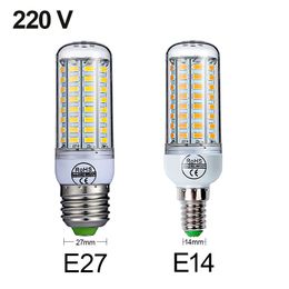 Goodland 6 Pcs E27 LED Bulb 220V E14 Led Light Bulb 24 36 48 56 69 72 LEDs SMD 5730 High Power Retro Corn Lamp For Home House