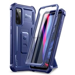 Cell Phone Cases For Samsung Galaxy S20 FE Shockproof Case with Screen Protector Stand Back Cover for Heavy Duty Bumper yq240330