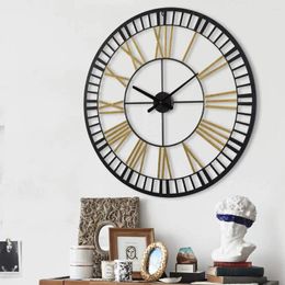 Wall Clocks For Living Room 32 Inches Battery Operated Decorative Bedroom Dining Home Office Walls Decor