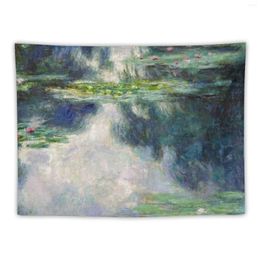 Tapestries Pond With Water Lilies Monet Fine Art Tapestry Room Decor Wall Coverings Luxury Living Decoration Carpet On The