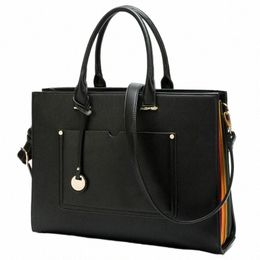 motaora 2024 New Women Handbag Fi Leather Shoulder Bag Ladies Large Capacity Menger Bags Laptop Bag For 13" Macbook Air K5Fd#
