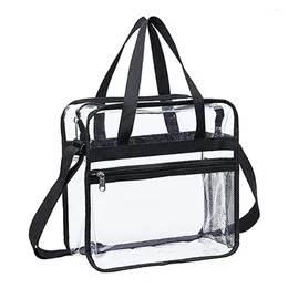 Cosmetic Bags PVC Clear Waterproof Wash Bag Large Capacity Travel Shopping Storage Tote Clutch