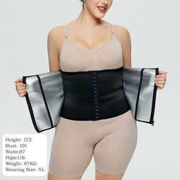 lady Waist Tummy Shaper 2023 New Sports and Fitness Waistband Pressure Support Buckle Sweating Tight Sealing Shaping Belt