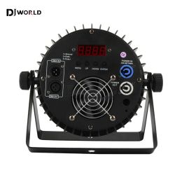 DJWORLD 4PCS Aluminum Alloy LED 18x18W RGBWA+UV 6in1 Par Lights Stage Lighting DMX512 DJ Equipment Disco Party Light