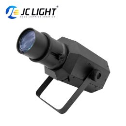 JC Light 30W Zoom Mini LED Profile Light Small Follow Spot Lamp for Disco Night Club Event Stage Hotel Projector Home Decoration