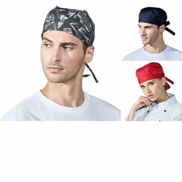 grill Work Bakery Uniform Kitchen Chef Charm Unisex Restaurant BBQ Chili Cap Men Hat Black Waiter Catering Cooking 43IW#