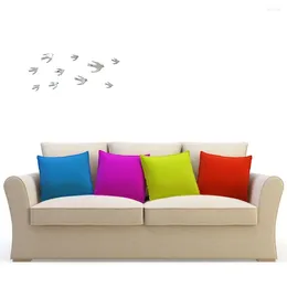 Wallpapers DIY Swallow Mirror Wall Sticker Acrylic 3D Crystal Decal For Home Living Room Bedroom(Silver)