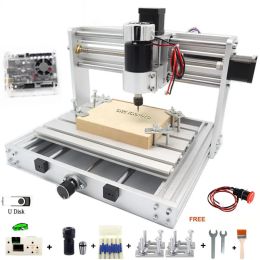 CNC 3018 Pro Max Metal Engraving Machine GRBL Control 200w Spindle 3 Axis Wood Router DIY Laser Engraver Milling Machine Cut MDF