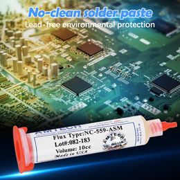 10cc Solder Flux Grease Kit for Phone BGA SMD PCB Soldering Paste Rework Tools Solder Paste with Push Rod Pins