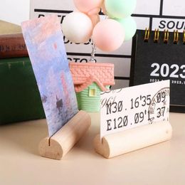 Frames 20Pcs Retro Wood Place Card Holder Table Number Stand Creative Pos Clips Wedding Party Name Seating Labels Decorations