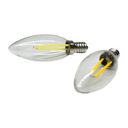 2W LED Energy-Saving Lamp E14 E12 Candle Lamp Machine Tool Bulb Range Hood C9 Crystal Lighting AC 110V 220V Warm / Cold White
