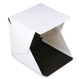 Portable Folding Lightbox Photography LED Light Room Photo Studio Light Tent Soft Box Backdrops Photobox for DSLR Camera
